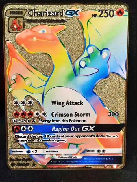 rainbow rare charizard burning shadows.